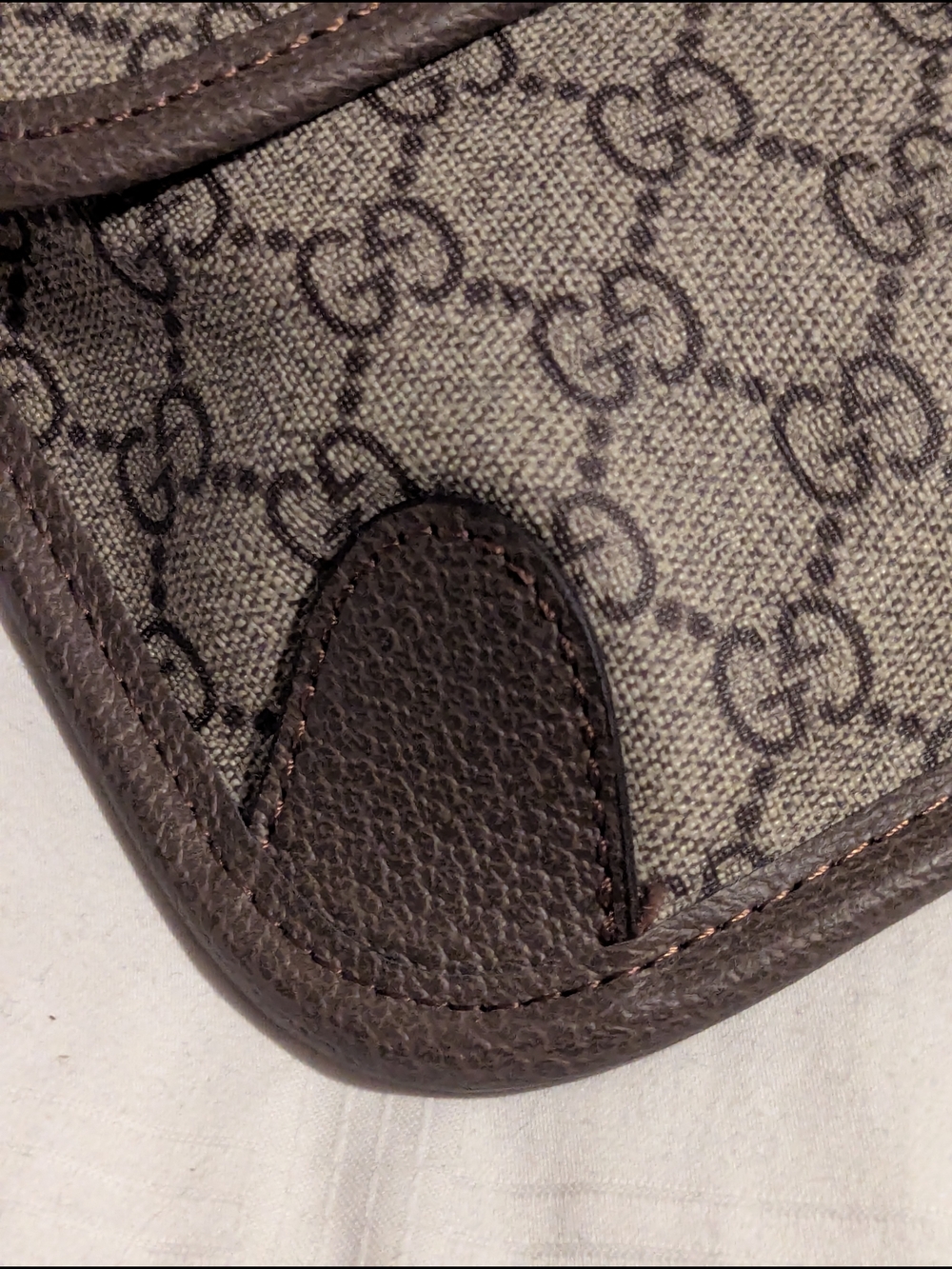 GG Supreme Monogram Belt Bag with Signature Web Strap - Picture 12 of 13